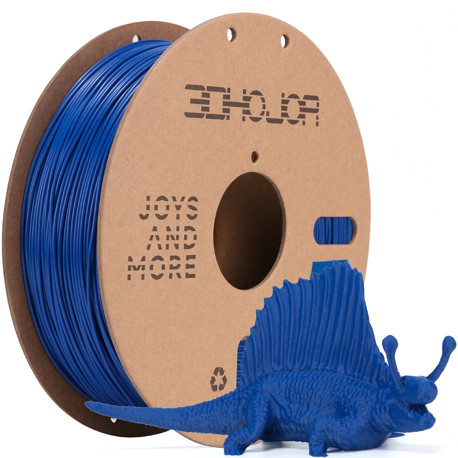 3DHoJor PLA High Speed Printer Filament 1.75mm 1kg Cardboard Spool (2.2lbs) Rapid PLA to 5X Faster Printing Filament PLA Dimensional Accuracy +/- 0.02 mm Fits for Most FDM 3D Printer -Blue