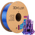 Silk PLA Filament 1.75mm Blue Purple Red Triple Color PLA 3D Printer Filament 3 in 1 Coextrusion 1KG Spool(2.2lbs) 3D Printing Filament Dimensional Accuracy +/- 0.03mm