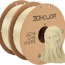 2 Rolls PLA+ PLA Pro Filament 1.75mm, Enhanced Toughness for 3D Printer