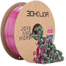 3DHoJor Silk Magic / Mystic / Rainbow Shiny Silk Dual/Three/Multi Color Co Extrusion 1.75mm For 3D Printer