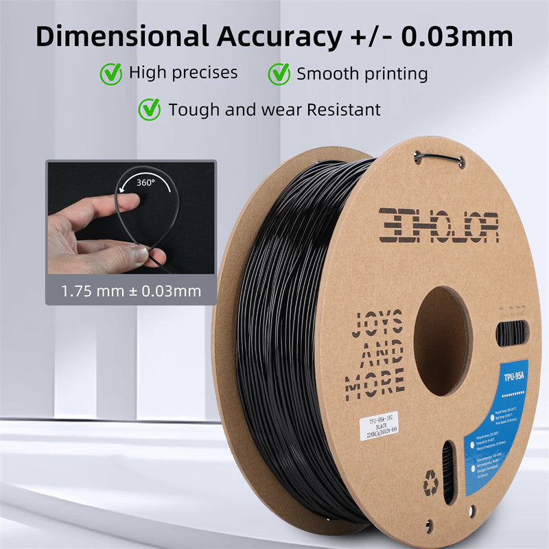 3dhojor TPU 95A Flexible Filament