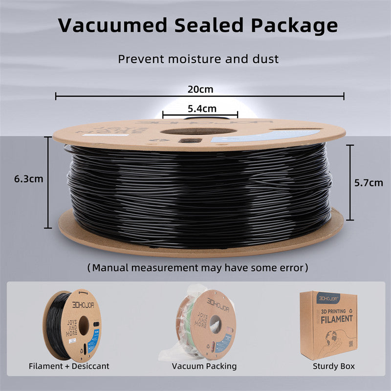 3dhojor TPU 95A Flexible Filament package
