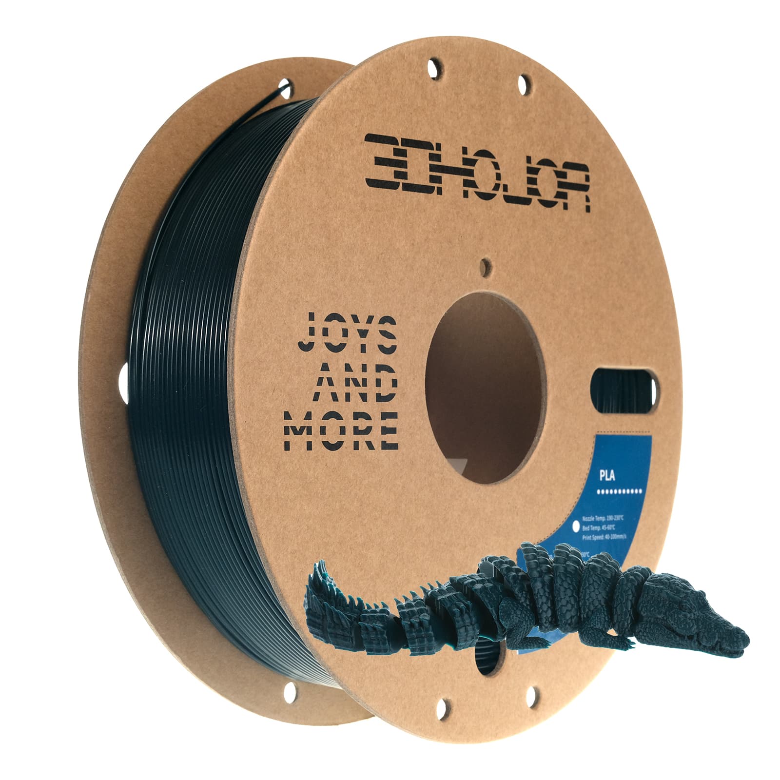 3DHoJor Silk PLA 3D Printer Filament 1.75mm, 2.2 LBS (1KG) Cardboard S