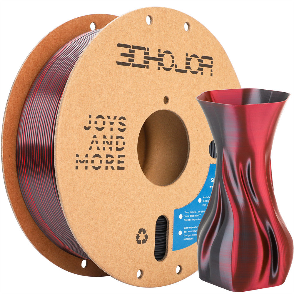3DHoJor Silk Dual/Tri Color PLA - 3D Filament 1.75mm 1KG