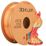 3DHoJor Silk Rainbow PLA - 3D Printer Filament 1.75mm 1KG