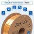 3DHoJor Silk PLA Filament 1.75mm, 2.2 LBS (1KG) Cardboard Spool, Silk Gold